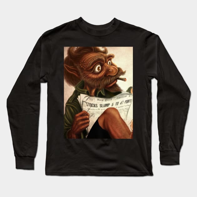 leprechaun Long Sleeve T-Shirt by ZenithWombat